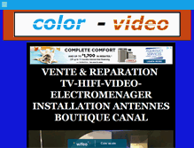 Tablet Screenshot of color-video.com